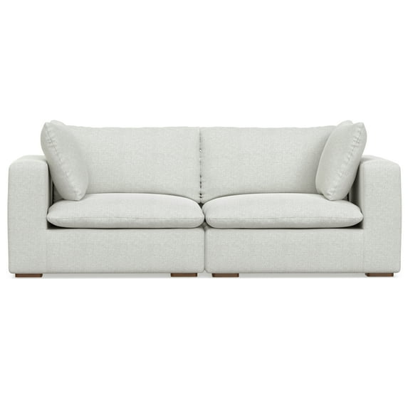 Simpli Home Jasmine 2-Seater Modular Sofa in Performance Fabric