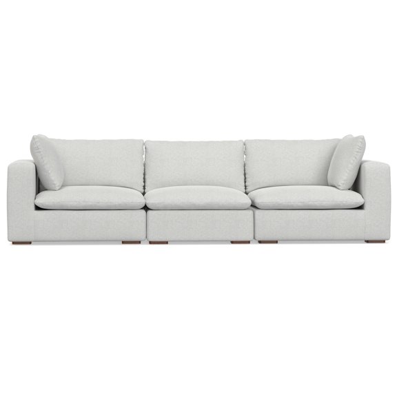 Simpli Home Jasmine 3-Seater Modular Sofa in Performance Fabric
