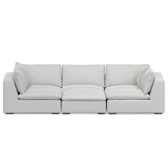 Jasmine Pit Sectional Modular Sofa in Performance Fabric