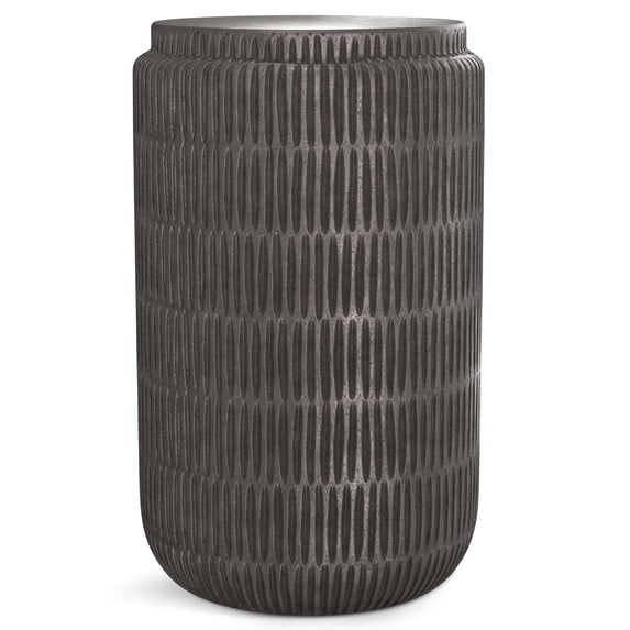 Simpli Home Juno Modern Industrial 15" Wide Metal Side Table in Graphite &Fully Assembled