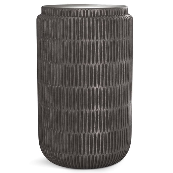 Simpli Home Juno Modern Industrial 15" Wide Metal Side Table in Graphite &Fully Assembled