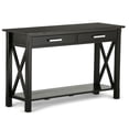 thumbnail image 1 of Simpli Home Kitchener 47-inch-Wide Solid Wood Contemporary Console Sofa Table in Hickory Brown, 1 of 10