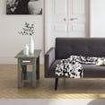 thumbnail image 1 of Simpli Home Kitchener Solid Wood Narrow End Table with Storage in Farmhouse Gray, 1 of 11