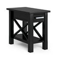 thumbnail image 1 of Simpli Home Kitchener Solid Wood Narrow Side Table in Black, 1 of 3