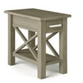 thumbnail image 1 of Simpli Home Kitchener Solid Wood Narrow Side Table in Gray, 1 of 3