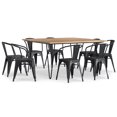 thumbnail image 1 of Simpli Home Larkin / Hunter 9-Piece Dining Set, 1 of 10