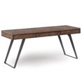 thumbnail image 1 of Simpli Home Lowry Large Desk in Stained Rustic Natural Aged Brown, 1 of 11