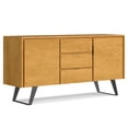 thumbnail image 1 of Simpli Home Lowry Sideboard Buffet In Oak Veneer, 1 of 12