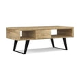 thumbnail image 1 of Simpli Home Lowry SOLID MANGO WOOD and Metal 48 inch Wide Rectangle Modern Industrial Coffee Table in Natural, 1 of 10