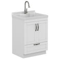 thumbnail image 1 of Simpli Home Maile All-In-One 24-inch Laundry Utility Sink and Cabinet, 1 of 19