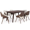 thumbnail image 1 of Simpli Home Malden / Draper 7-Piece Dining Set, 1 of 13