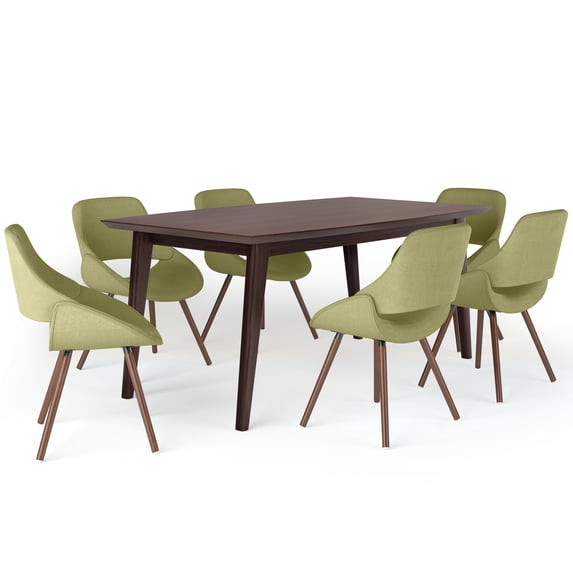 Simpli Home Malden / Draper 7-Piece Dining Set