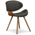 thumbnail image 1 of Simpli Home Marana Dining Chair in Distressed Brown Vegan Faux Leather, 1 of 12