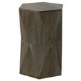 thumbnail image 1 of Simpli Home Mckinley SOLID MANGO WOOD 16 inch Wide Polygon Contemporary Side Table in Ash Grey, Fully Assembled, 1 of 11