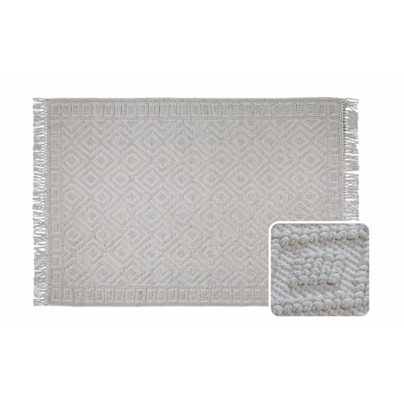 Mead 6 x 9 Area Rug Contemporary in Ivory