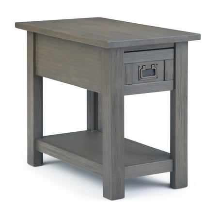 Simpli Home - Monroe Narrow Side Table - Farmhouse Grey