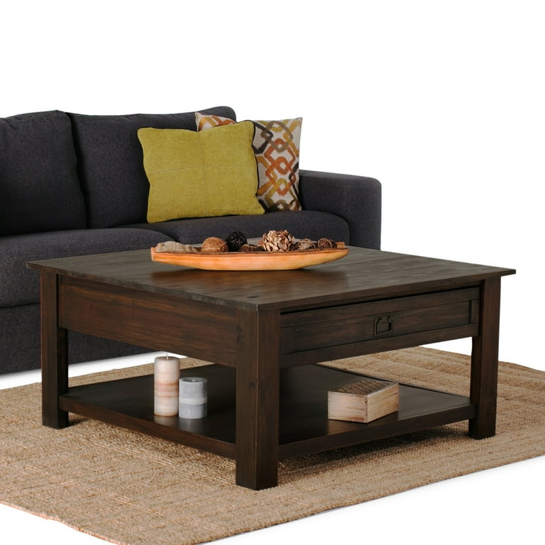 Simpli home square coffee table deals
