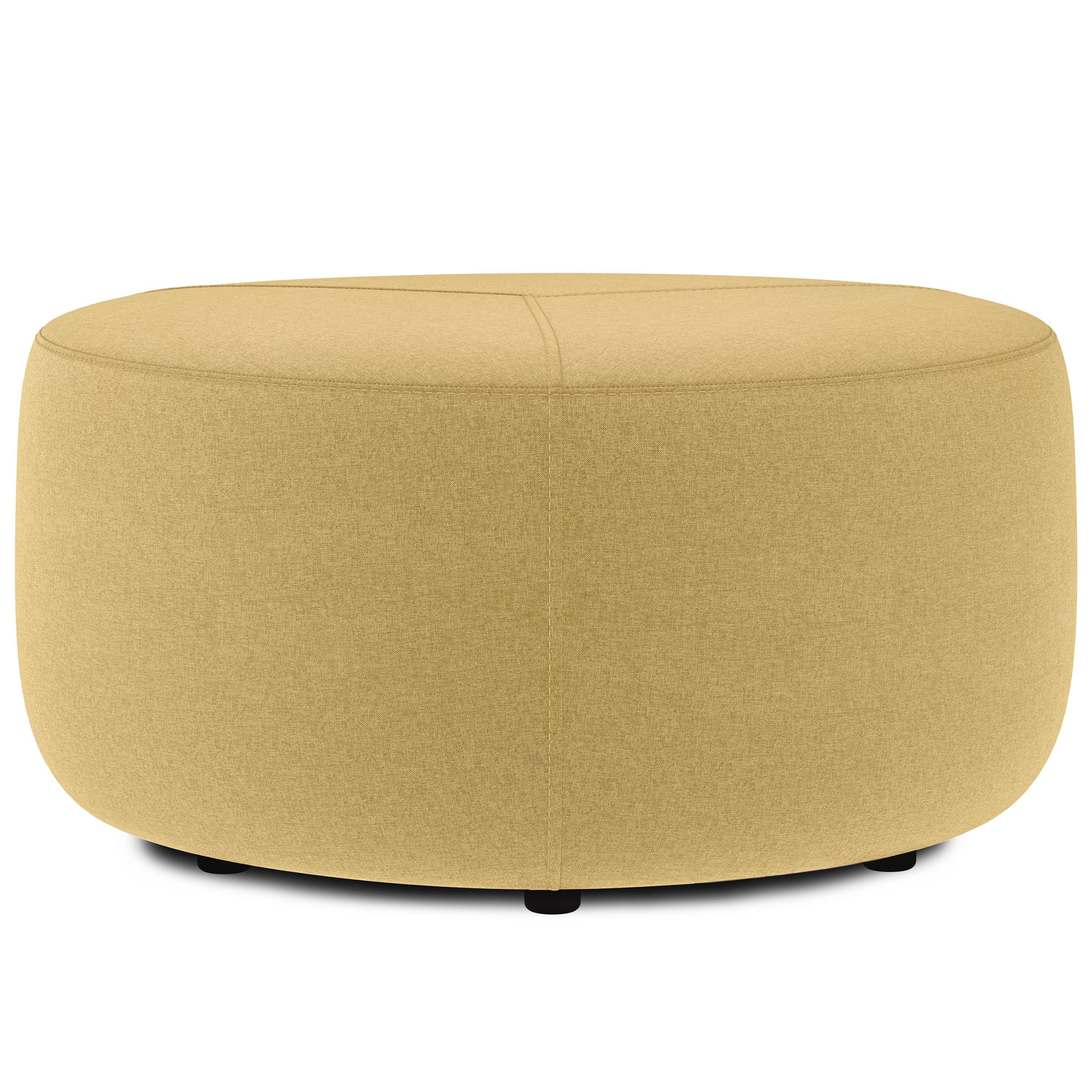 Simpli Home Moore 32 inch Wide Contemporary Irregular Large Ottoman in