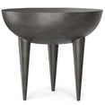 thumbnail image 1 of Simpli Home Otto Contemporary 21 inch Wide Cast Aluminum Side Table in Graphite, Fully Assembled, 1 of 6