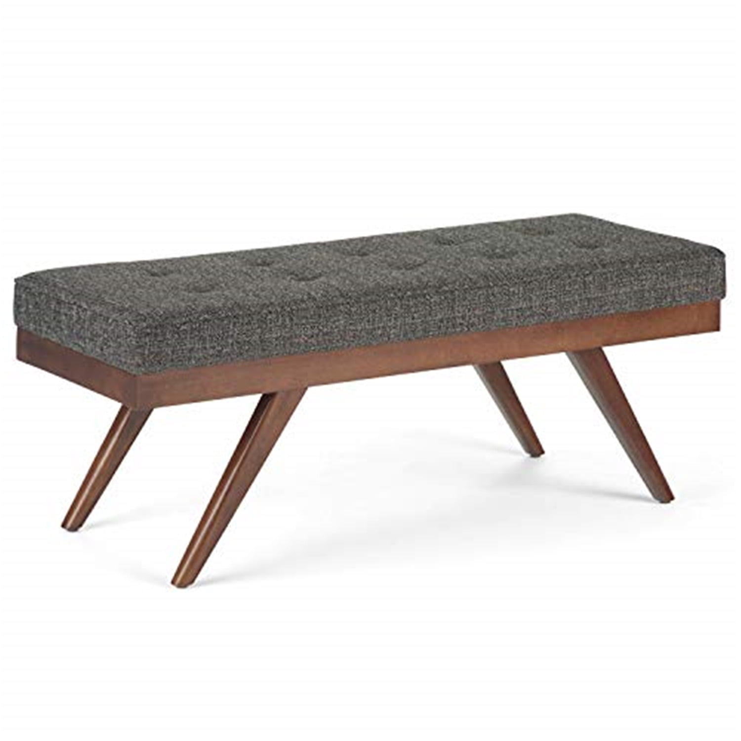 Simpli Home Pierce Mid Century Ottoman Bench - Walmart.com