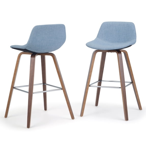 Simpli Home Randolph 28 inch Bentwood Counter/ Bar Height Stool (Set of 2)