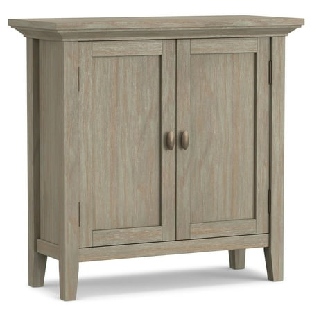 Simpli Home - Redmond Low Storage Cabinet - White