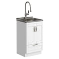 thumbnail image 1 of Simpli Home Reed All-In-One 20-inch Laundry Utility Sink and Cabinet, 1 of 17