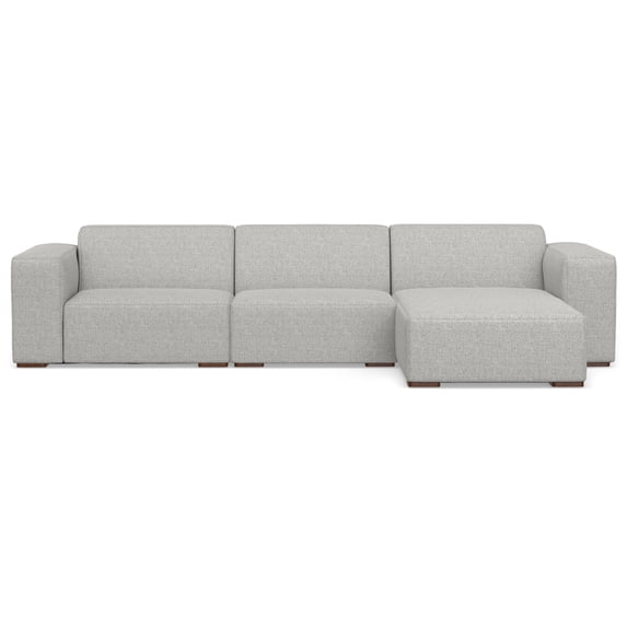 Simpli Home Rex 2 Seater Sofa and Right Chaise
