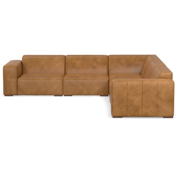 Simpli Home Rex Corner Sectional Sofa