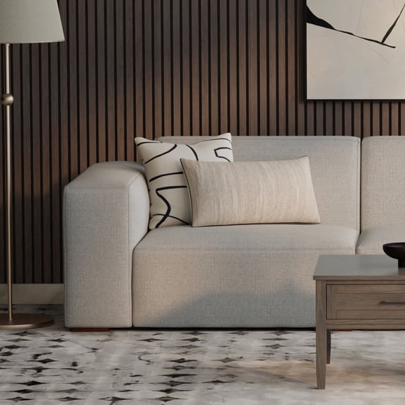 Simpli Home Rex Left Arm Sofa Module