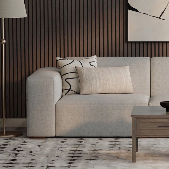 Simpli Home Rex Left Arm Sofa Module
