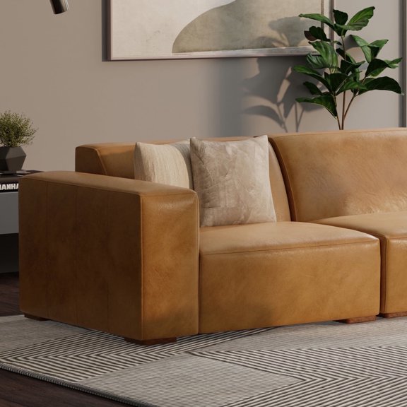 Simpli Home Rex Left Arm Sofa Module
