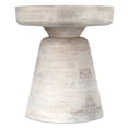 thumbnail image 1 of Simpli Home Simpli Home Robbie Contemporary Rustic Accent Table in Distressed White Wash, 1 of 10