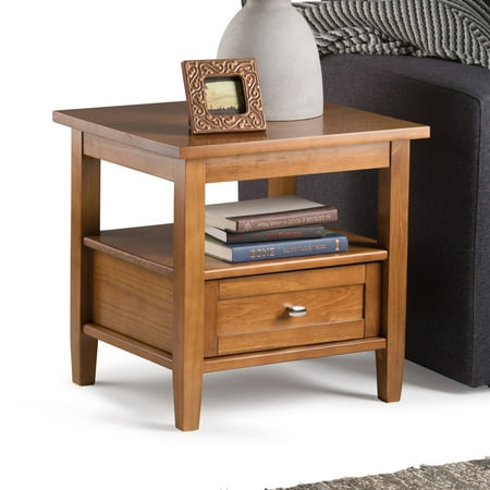 Simpli Home - Warm Shaker Collection End Table - Honey Brown