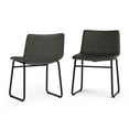 thumbnail image 1 of Simpli Home Warner Modern Dining Chair (Set of 2) in Distressed Charcoal Grey, 1 of 4