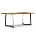 thumbnail image 1 of Simpli Home Watkins SOLID MANGO WOOD and Metal 72 inch x 36 inch Rectangle Modern Dining Table with Inverted Metal Base in Light Brown, 1 of 12