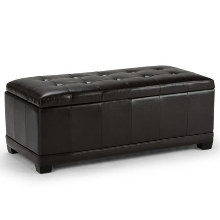 Simpli Home - Westchester Storage Ottoman - Tanner's Brown