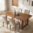 thumbnail image 1 of Simpli Home Whitley 72 inch Wide Solid Mango Wood Dining Table, Medium Brown, 1 of 9