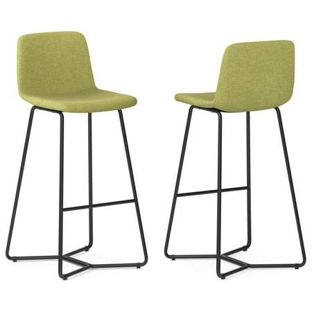 Simpli Home - Wilcox Bar Stool (Set of 2) - Charcoal Grey