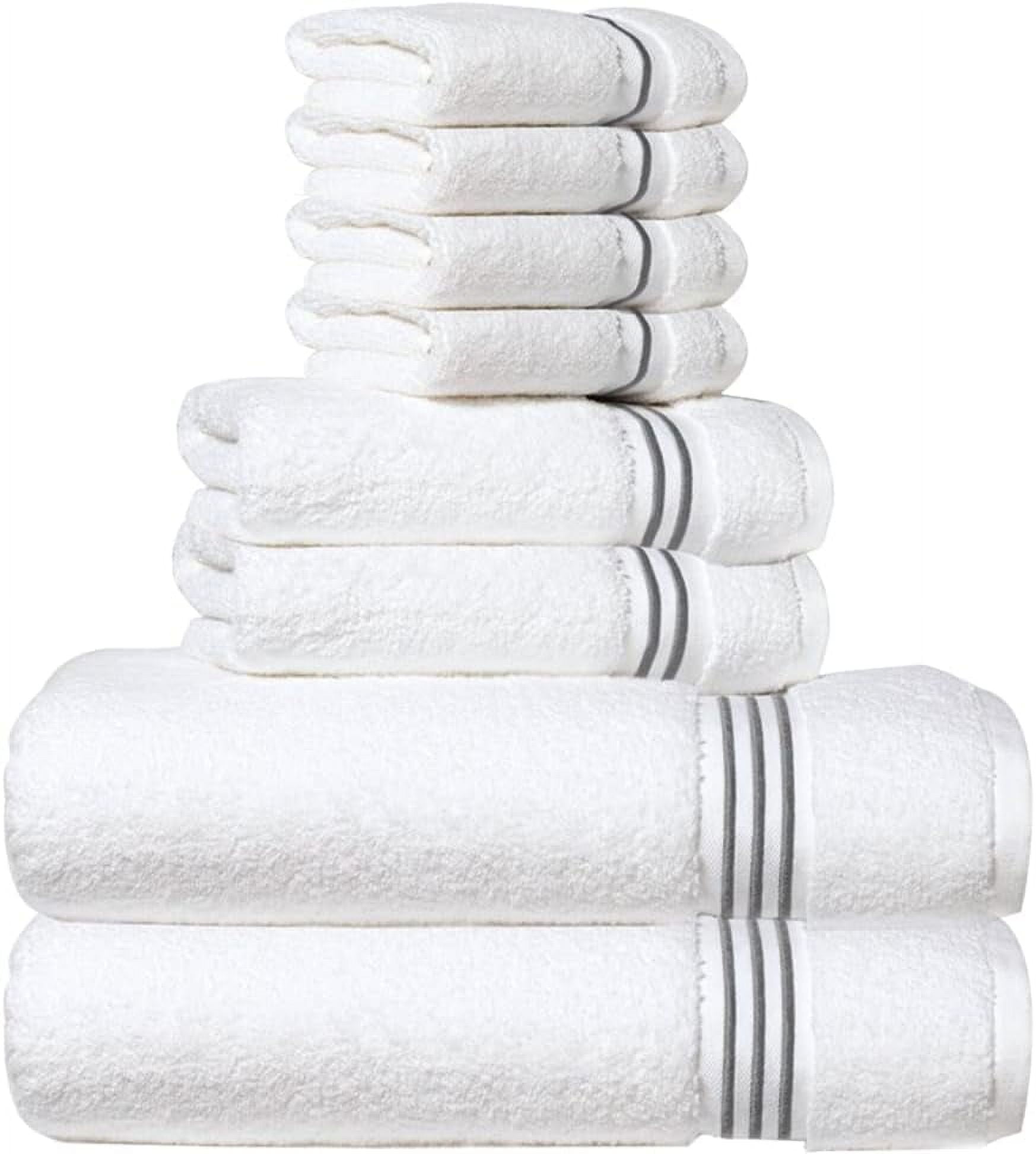 Spectrum 12-Piece Solid Color Cotton Terry Cloth Terry Cloth Hand Towels  16x28 Hibiscus