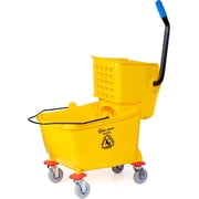 Simpli-Magic Commercial Yellow Mop Bucket With Wringer