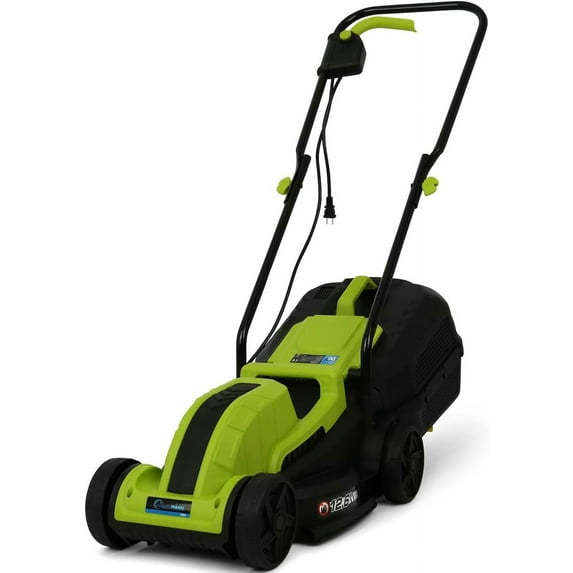 Simpli Magic Corded Electric Lawn Mower Lightweight Lawn Mower with ...