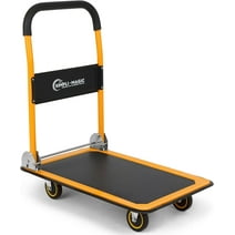 Simpli-Magic Foldable Dolly Push Cart Platform Hand Truck with Swivel Wheels & 440-lb Capacity