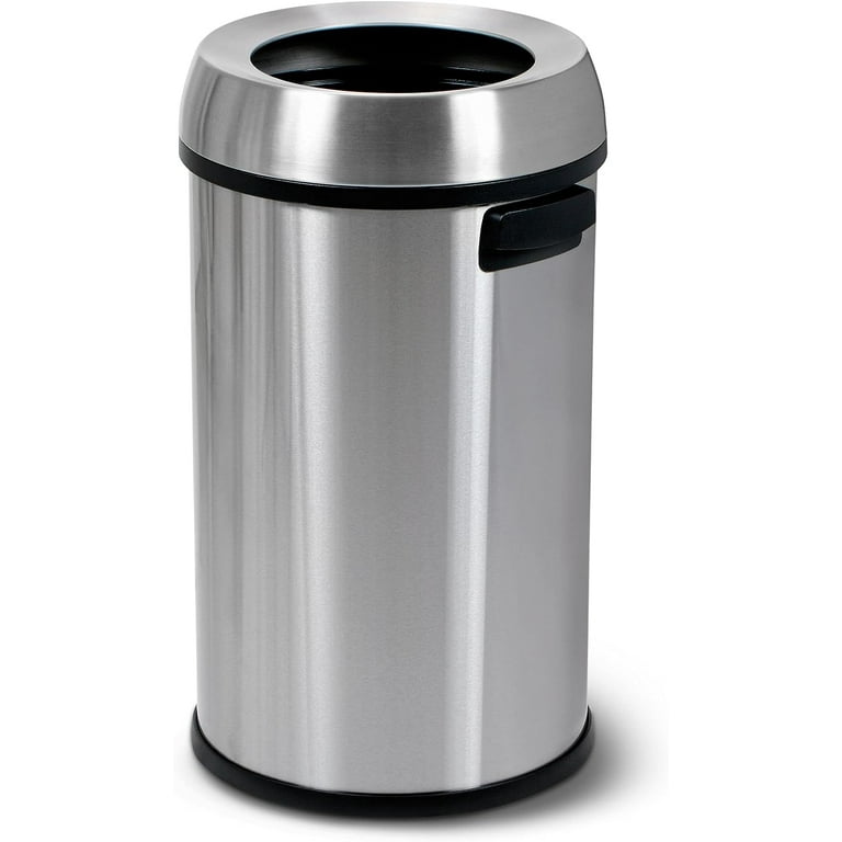 Open deals garbage can