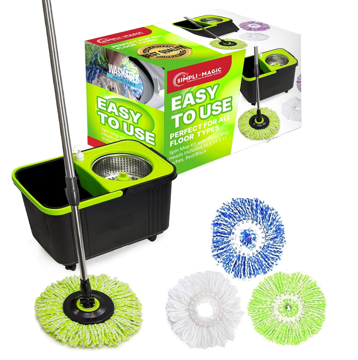 Cheap as Chips - The new deluxe spin mop! Get your hands