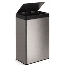 Simpli-Magic Stainless Steel Touchless Trash Can (13 Gallon Capacity)