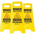 thumbnail image 1 of Simpli-Magic Wet Floor Signs in English and Spanish, Basic Yellow Safety Signs, 3-Pack, 1 of 5