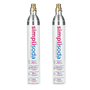 Simpli Soda CO2 Cylinders 60 l Compatible with Sodastream PINK Quick Connect Only