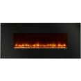 thumbnail image 1 of SimpliFire 58-In Black Linear Wall Mount Electric Fireplace - SF-WM58-BK, 1 of 7
