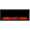 thumbnail image 1 of SimpliFire Allusion Platinum 50-in Linear Wall Mount Electric Fireplace, 1 of 7